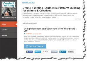 Create If Writing podcast