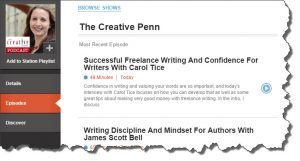 The Creative Penn podcast