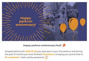 parkrun anniversary